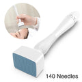 New 140Pins Adjustable Needle Length 0.25mm Stainless Steel Needle Stamp Microneedle For Skin Care Beauty Tool