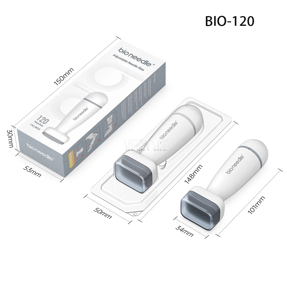 0.2mm Derma Stamp with Adjust Needle Length Beauty Microneedle Dermastamp DRS140A 140A BIO120 S2-140 Derma Rolling System Tool