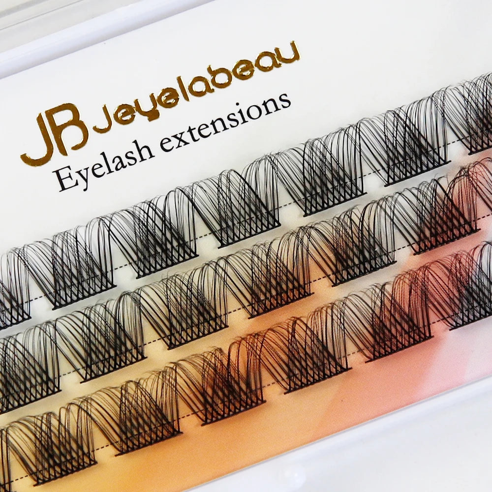 DIY Cluster Lashes 20/30/40/50/60D/80D Customize Eyelashes Private Logo Design Individual Lash Extensions OEM&ODM Wholesale