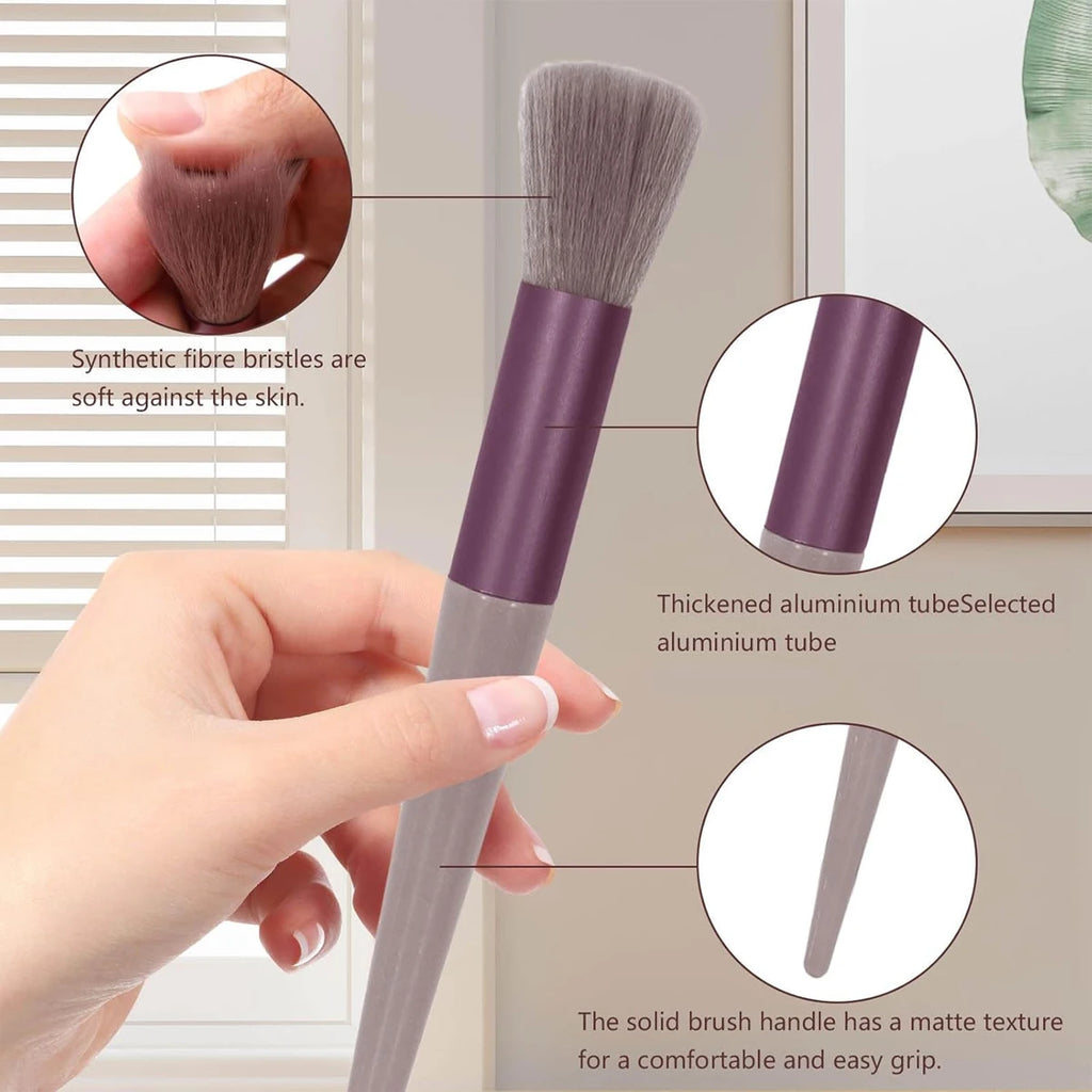 13PCS Four Seasons Green Makeup Brush Green Makeup Quick Drying Makeup Brush Set Super Soft Powder Blusher Powder Brush