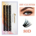 DIY Cluster Lashes 20/30/40/50/60D/80D Customize Eyelashes Private Logo Design Individual Lash Extensions OEM&ODM Wholesale
