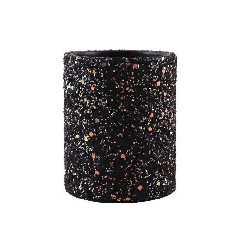Sparkling Makeup Brush Bucket Cosmetic Storage Pen Box  for Desktop Pencil Vase Comb Lipstick Brush Container Home Storage Box