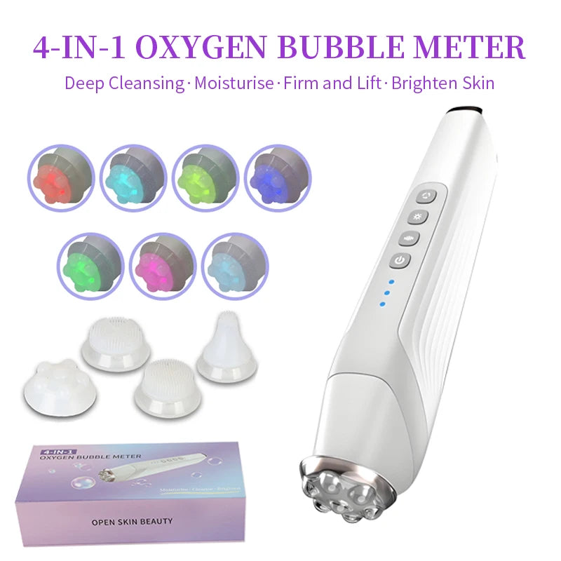 Oxygen Bubble Pen CO2 Oxygen Portable Facial Machine CO2 Gel Facial Skin Care Device Facial SPA CO2 Bubble Oxygen Beauty Machine